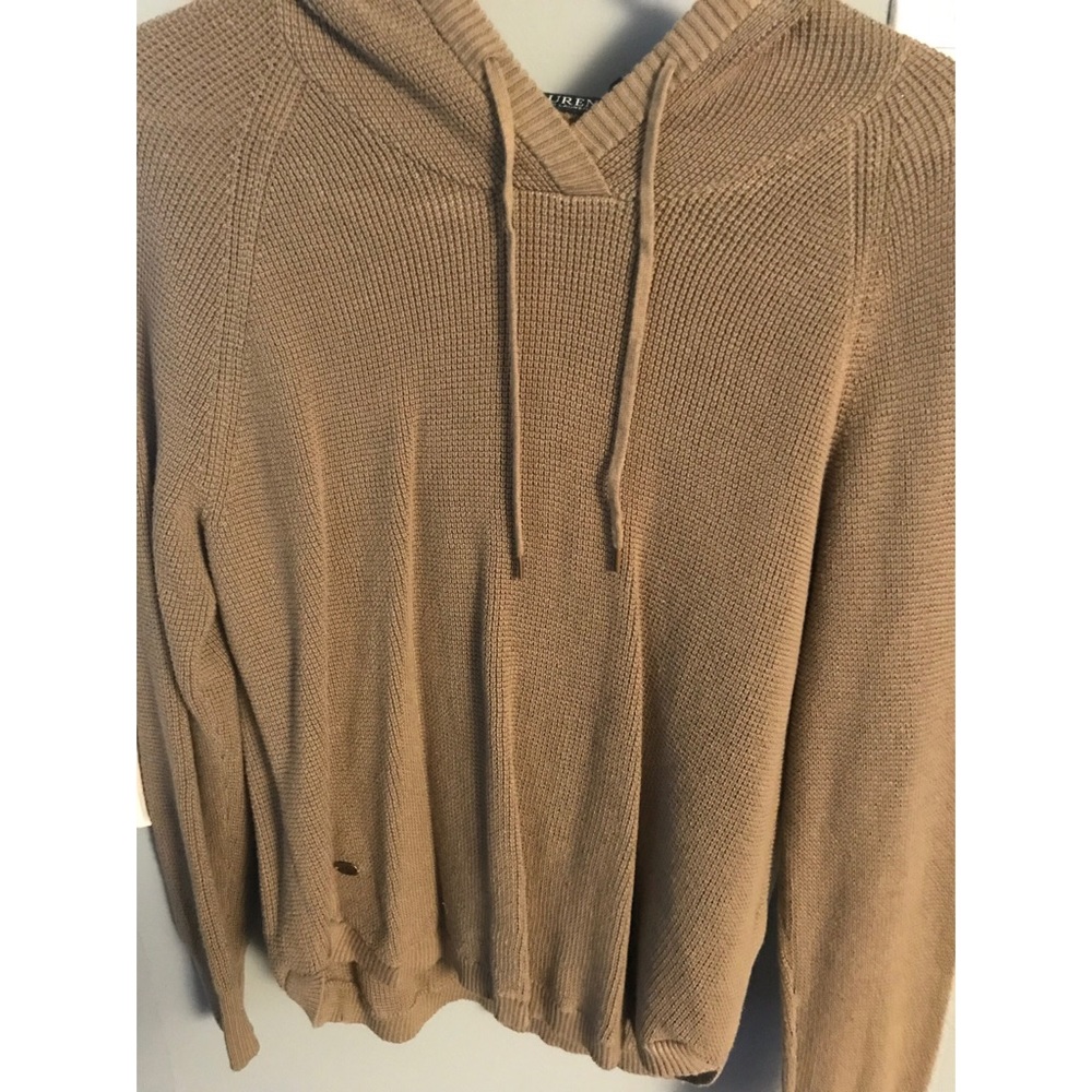 Ralph Lauren olive green waffle knit sweater large